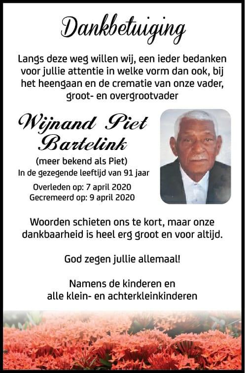 Wijnand, Piet Bartelink